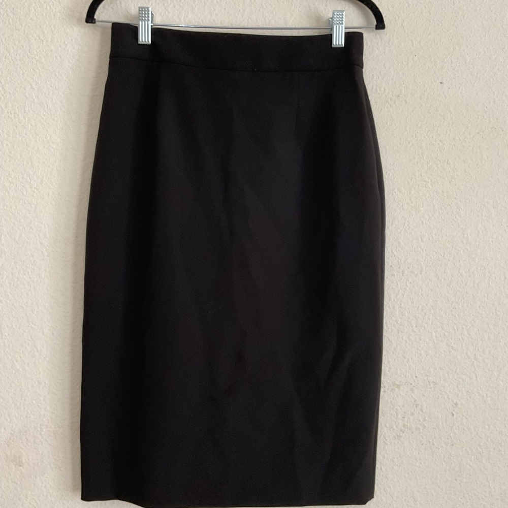 ANTONIO MELANI Black Knee-Length Pencil Skirt